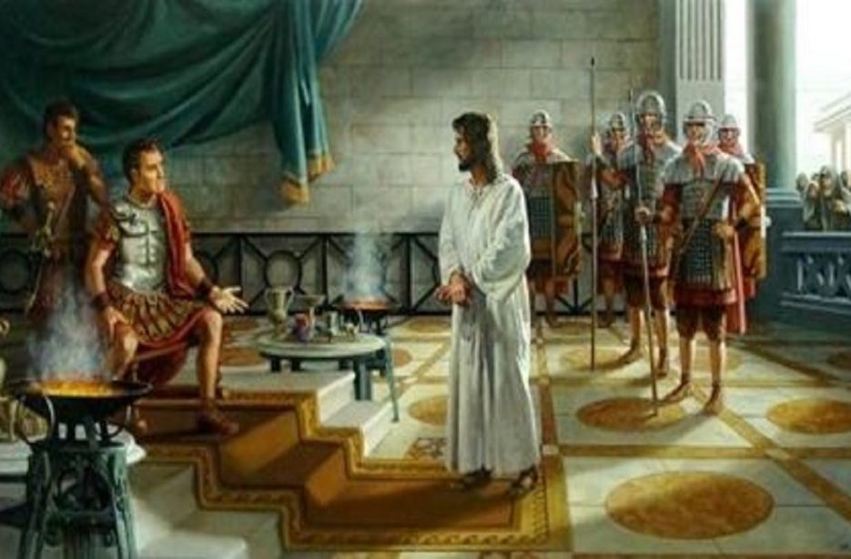 Pilatos interroga a Jesus – Toque Cristão